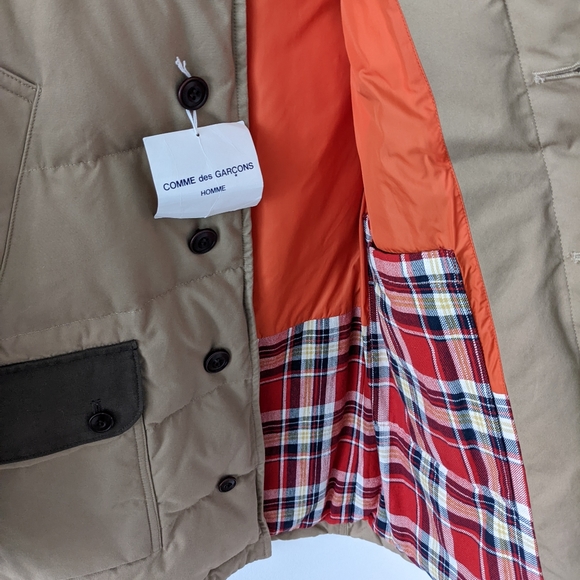 Comme des Garcons Homme patchwork down jacket - Picture 2 of 7